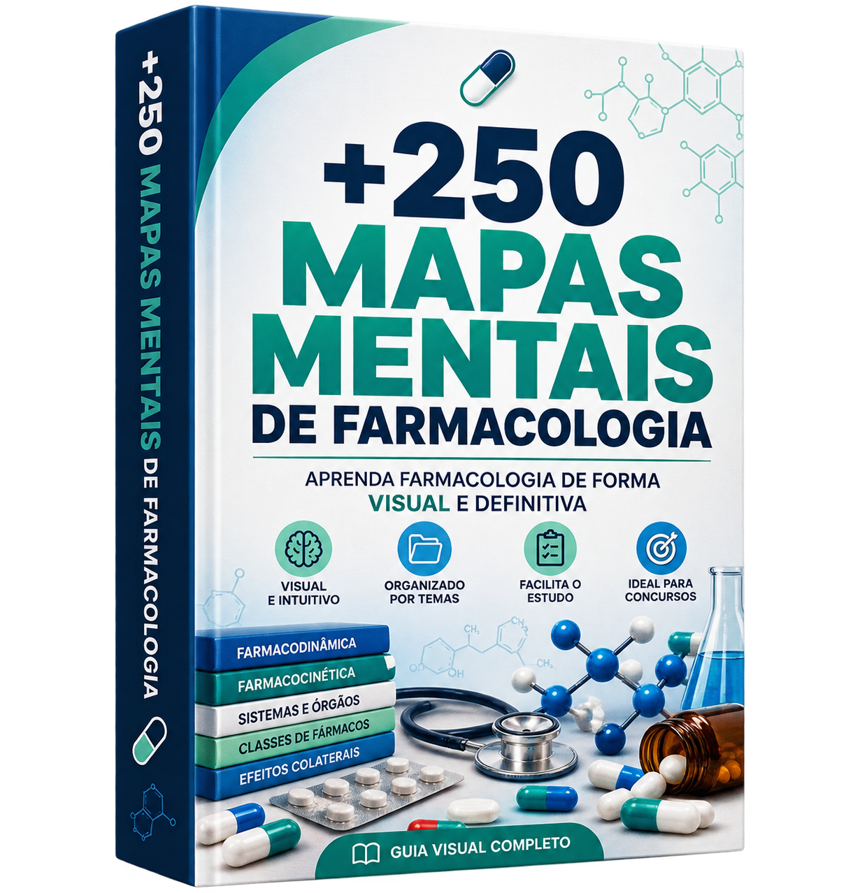 Kit +250 Mapas Mentais para aprender farmacologia